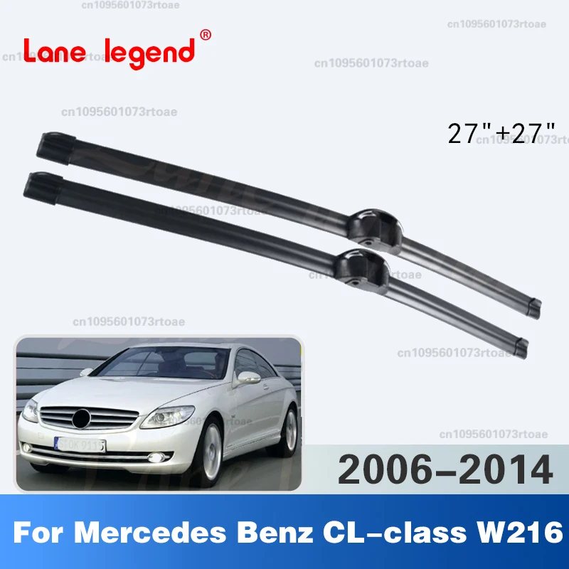 Für Mercedes Benz CL 550 4MATIC 600 63 65 AMG W216 C216 Windschutzscheibe 27 Zoll Scheibenwischer LHD Frontscheibenwischerblätter