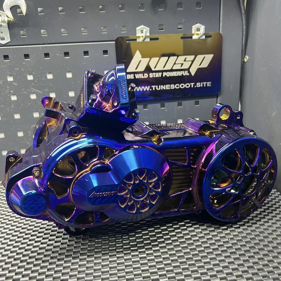 

Dio50 125cc Billet Crankcase With CVT Lid And Manifold
