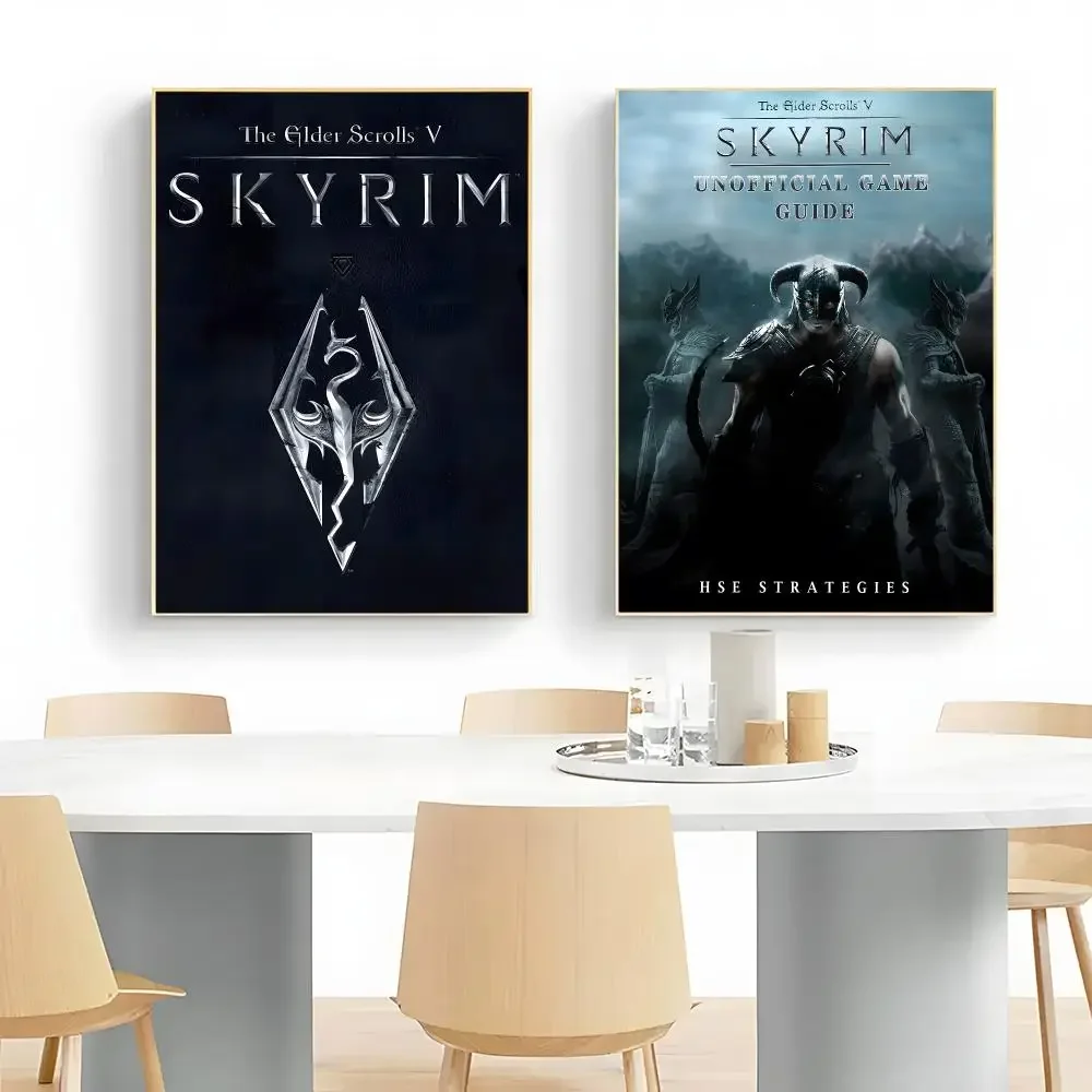 Epic Game T-The Elder Scrolls V Skyrim Poster Wall Art Print Decorative Mural Home Decor Gift Unframed