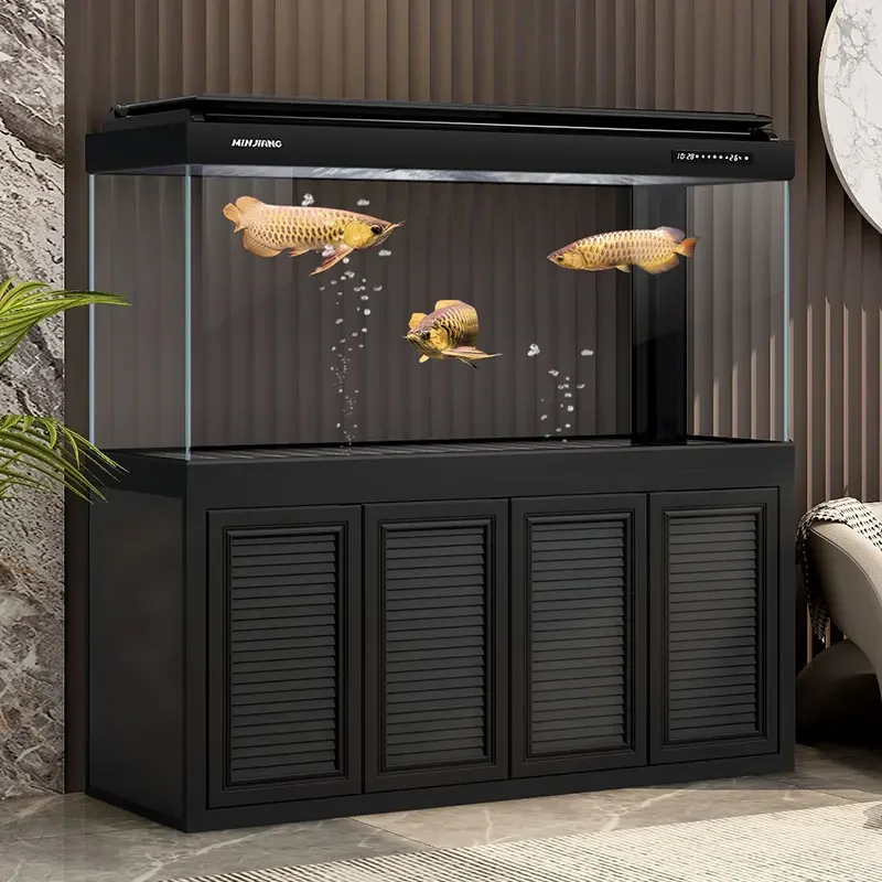 Super White Glass Aquarium Professional Bottom Filter Ecological Change Water Household Living Room Fish Tank