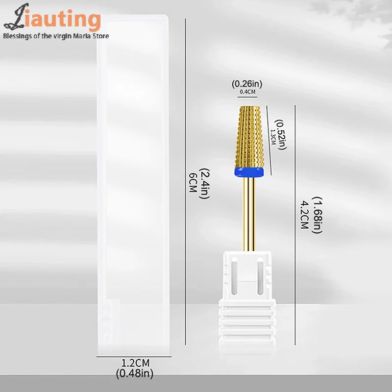 Fresa per punte per trapano per unghie in carburo di tungsteno per macchina per Manicure macchina per punte per trapano elettrico per accessori per strumenti per unghie