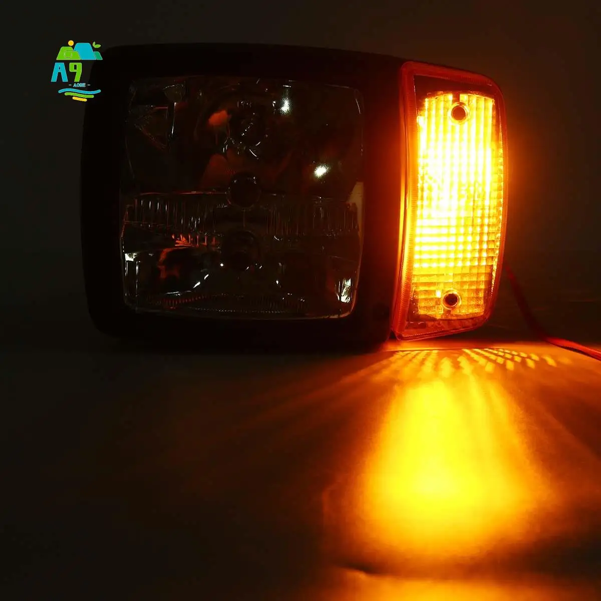 

A09E-24V Экскаватор JCB Передние светодиодные фары Указатель поворота Индикатор рабочего освещения для трактора Телескопический погрузчик Вилочный погрузчик