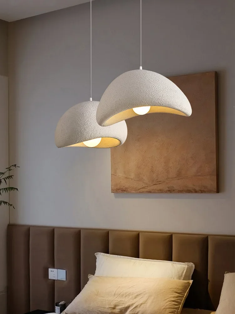 Wabi Sabi lampada Nordic E27 Led lampada a sospensione sala da pranzo lampadario semplice cavo sospensione lampada per ristorante Luminarias infissi