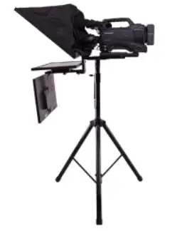 21M2-G1 21 inch built in prompter computer TELEPROMPTER Studio dual screen high brightness For Speech /Studio room/School tripod