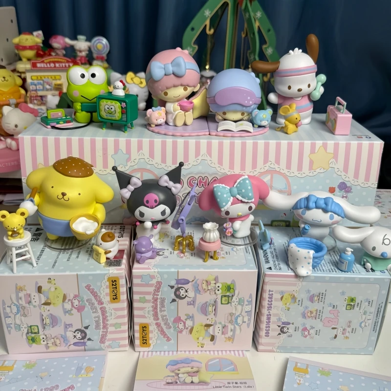 

Подлинная 52TOYS Sanrio Cozy Time Series, аниме-фигурка, слепая коробка, загадочная коробка, модное украшение, милая коллекционная модель-сюрприз, игрушка