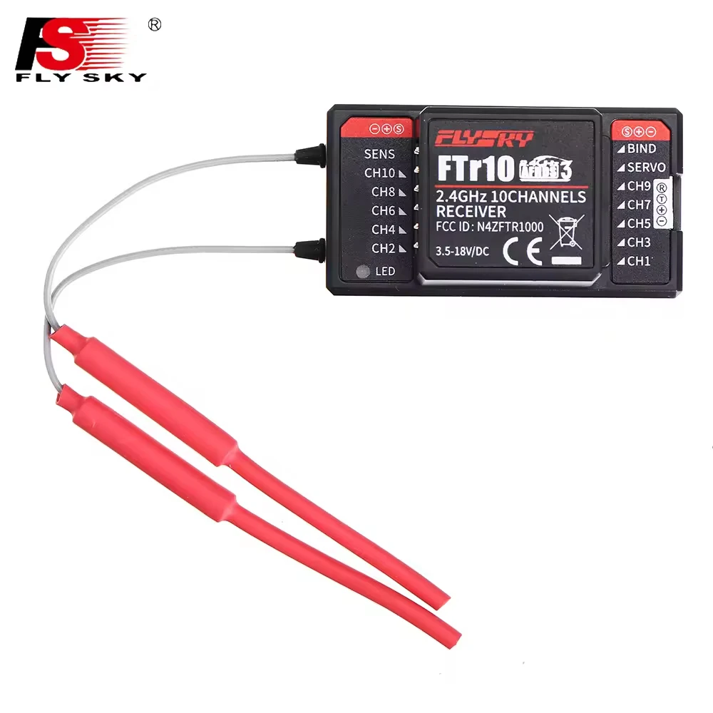 

FlySky FTr10 FTr16S 2.4G Two-Way Dual Antenna PPM/IBUS AFHDS3 Mini Receiver for Fly-Sky PL18 FPV Racing Drone RC Part