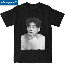 True Beauty Cha Eun Woo T Shirts for Men Women Cotton Fashion Male T-Shirts Crew Neck Tee Shirt Short Sleeve Clothes New Arrival