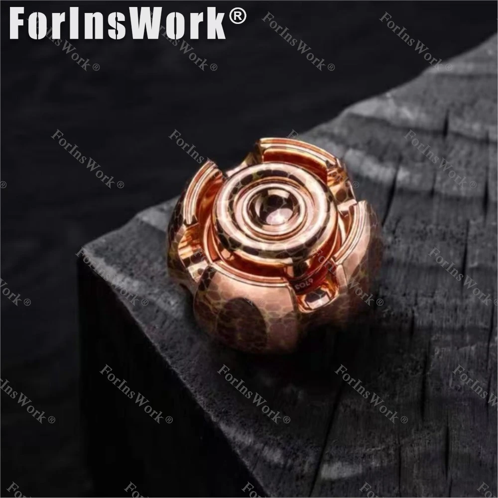 SHANGHAI EDC SHOW LAUTIE Dragon échelle cuivre damas NOIZ Fidget Spinner doigt décompression jouets pour adultes Collection