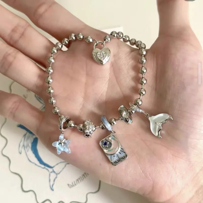 الاتجاه خمر خمر التارو بطاقات مربعة نجمة الشمس القمر سوار للنساء مجوهرات الأزياء الحد الأدنى اكسسوارات بالجملة الطرف #2