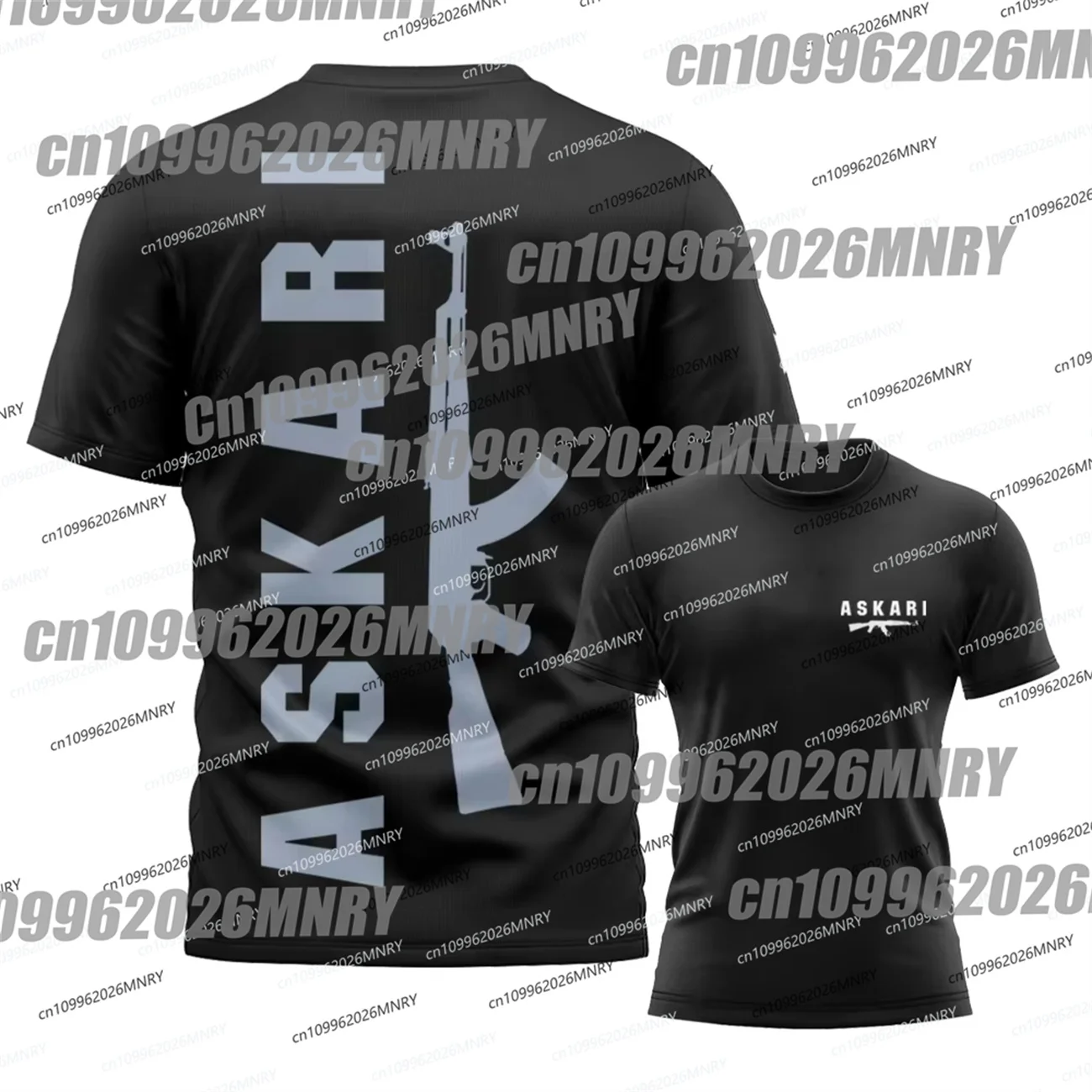 Hot Askari Boxing Fighting Men's T Shirt Summer Sports Fitness Breathable Kid Short Sleeve Tops Outdoor Trainning Clothing