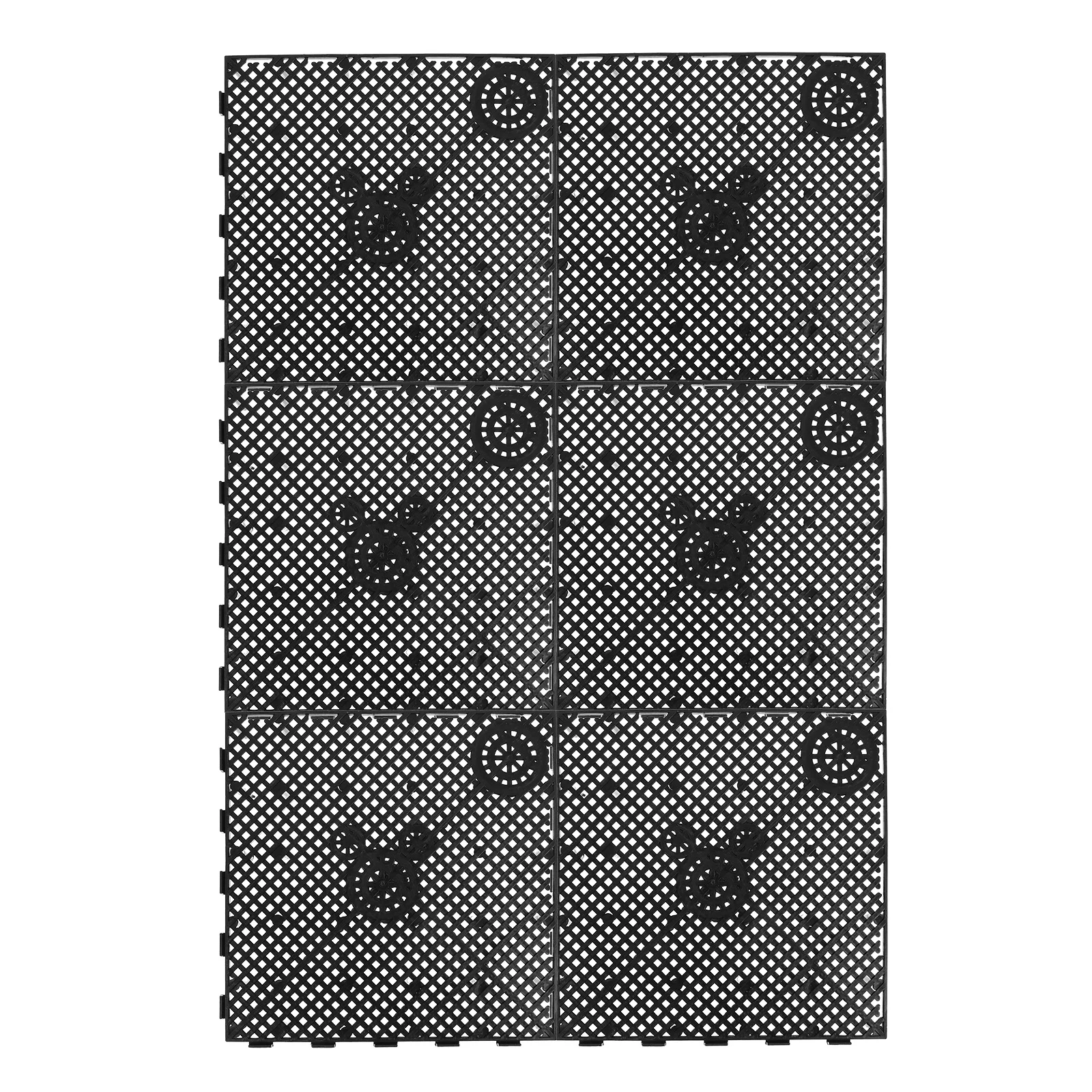 

6Pcs Bottom Filter Plate for Fish Tank Aquarium DIY Filtration System Multi-Hole Design Smooth Edge Splicing Combination