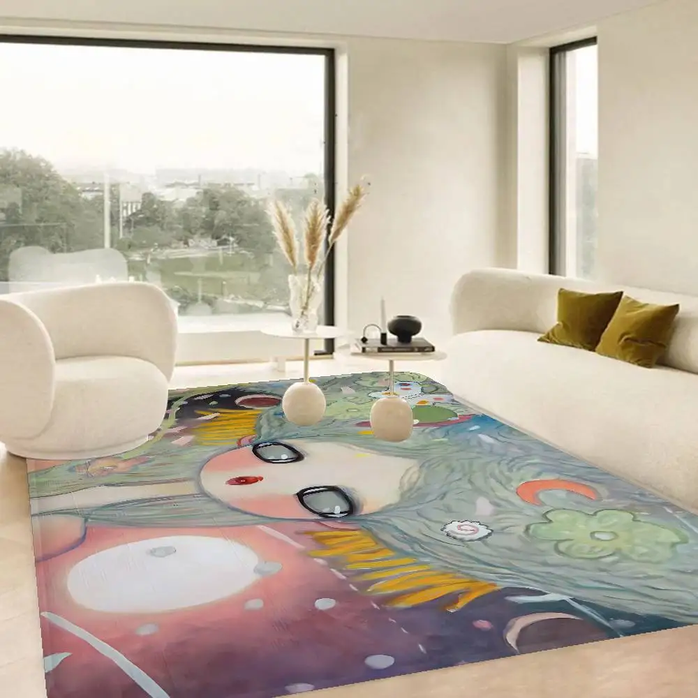 A-Aya T-Takano Art Bathroom Mat Kids Room Bedroom Decoration Balcony Anti-Slip Doormat Living Room Welcome Rug