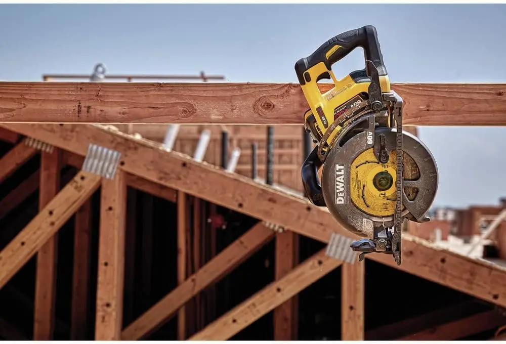 DEWALT FLEXVOLT 60V MAX* Kreissäge zum Einrahmen, 7-1/4-Zoll, nur Werkzeug (DCS577B)