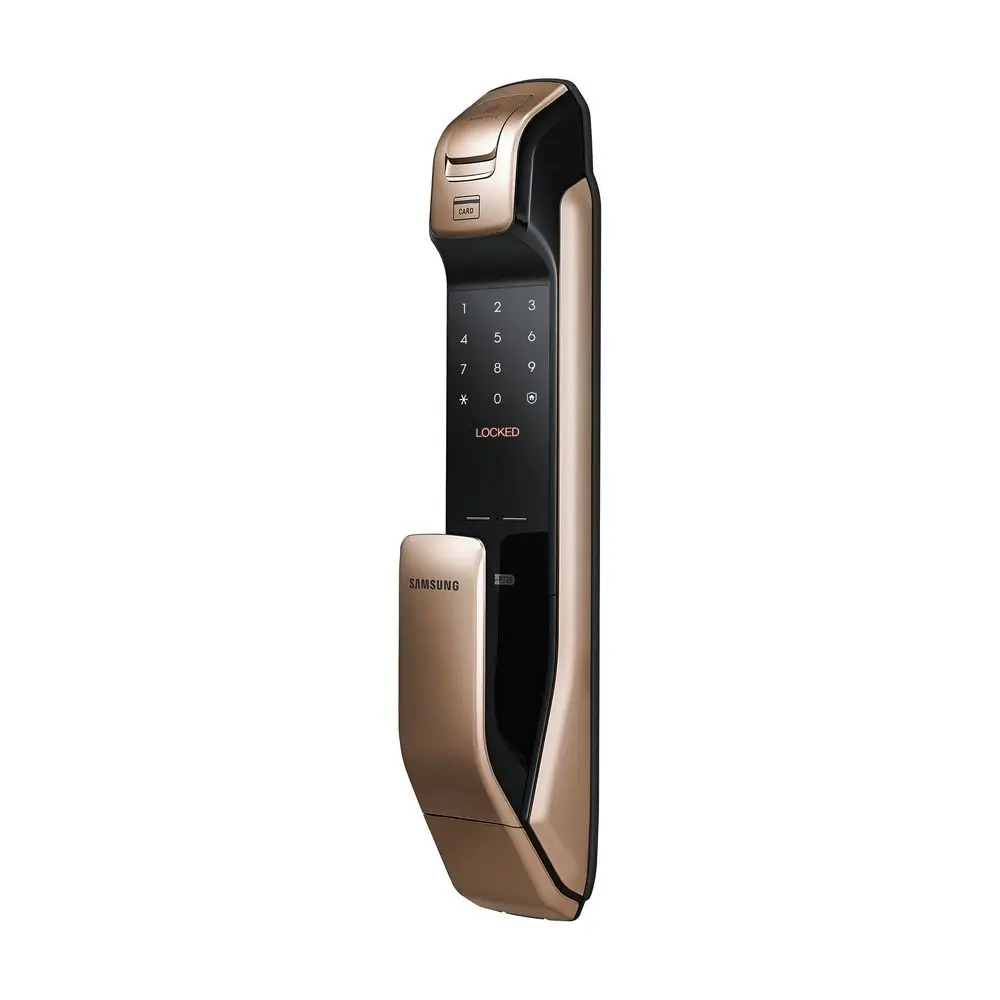 

Smart Digital Fingerprint Lock Samsung SHP-DP728 Home Automatic Push Pull Handle Anti-theft Door Electronic Password Doorlock