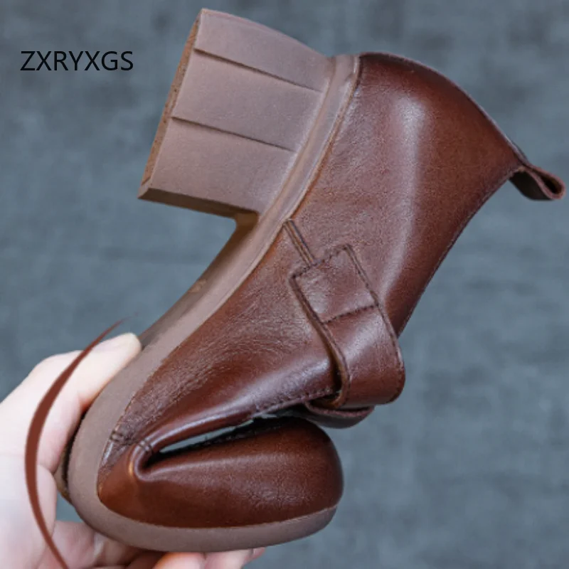 ZXRYXGS 2025 신상 가을 탑 소가죽 자수 레트 - Embroidery Yes 리뷰 및 가격
