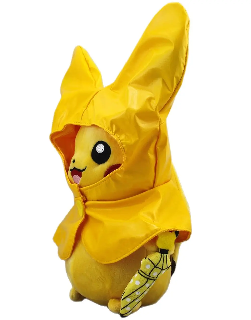 Pokemon LEGENDS Z-A Raincoat Pikachu 12 inches Plush Toy , Scarlet Violet Teddy Doll , Nintendo Sword and Shield Stuffed Animal