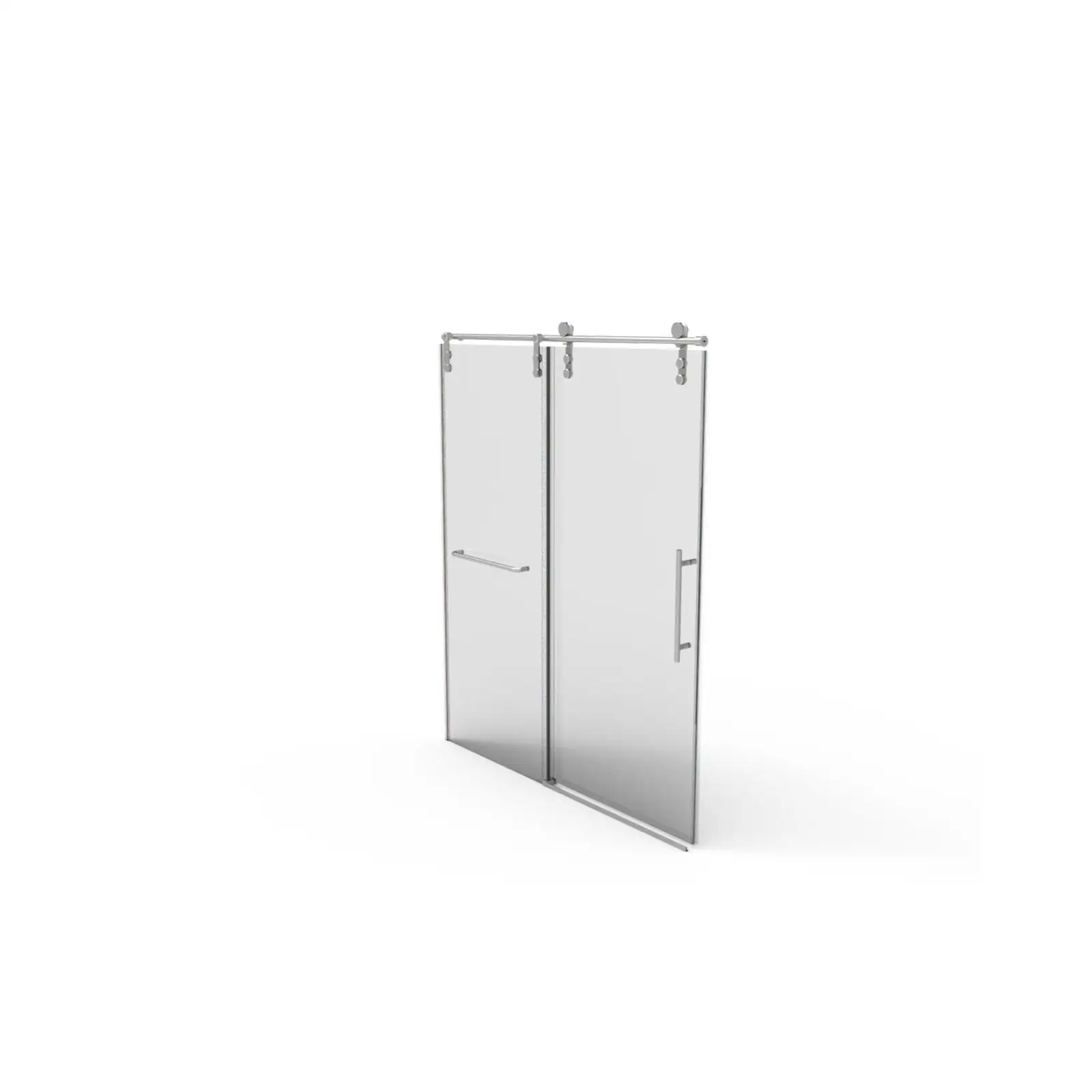

56"-60"W X 76"H Frameless Shower Door, Sliding Shower Door, Premium