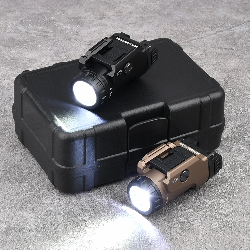 

New tactical FOXTROT1X hanging flashlight 800lm illumination hunting weapon air gun reconnaissance light LED light 20mm track