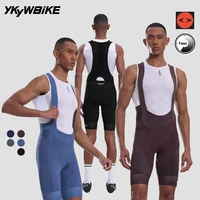 Pantalones Cortos de Ciclismo para Hombre YKYWBIKE, con Tirantes, Elásticos, con Acolchado de 7 Horas, para Ciclismo de Carretera