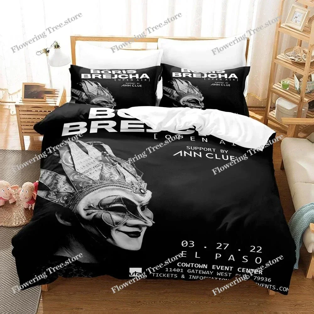 

3D Printed Boris Brejcha Bedding Set Duvet Cover Bedroom Comforter Covers Single Twin King Size Quilt Cover Home Textile029