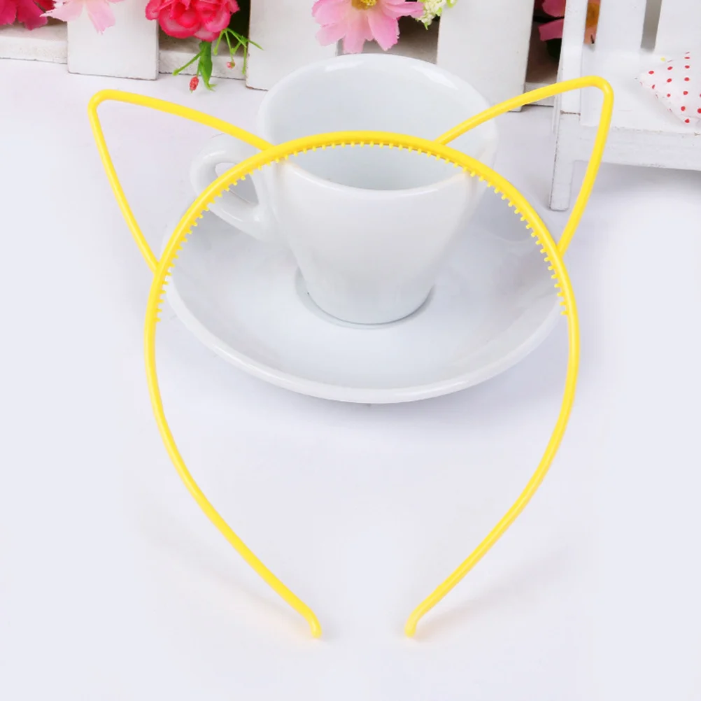 

24Pcs Cat Ears Headpiece Durable Material Lovely Design Halloween Christmas Birthday Gift Cat Ear Hair Hoop Ear Hair Hoop