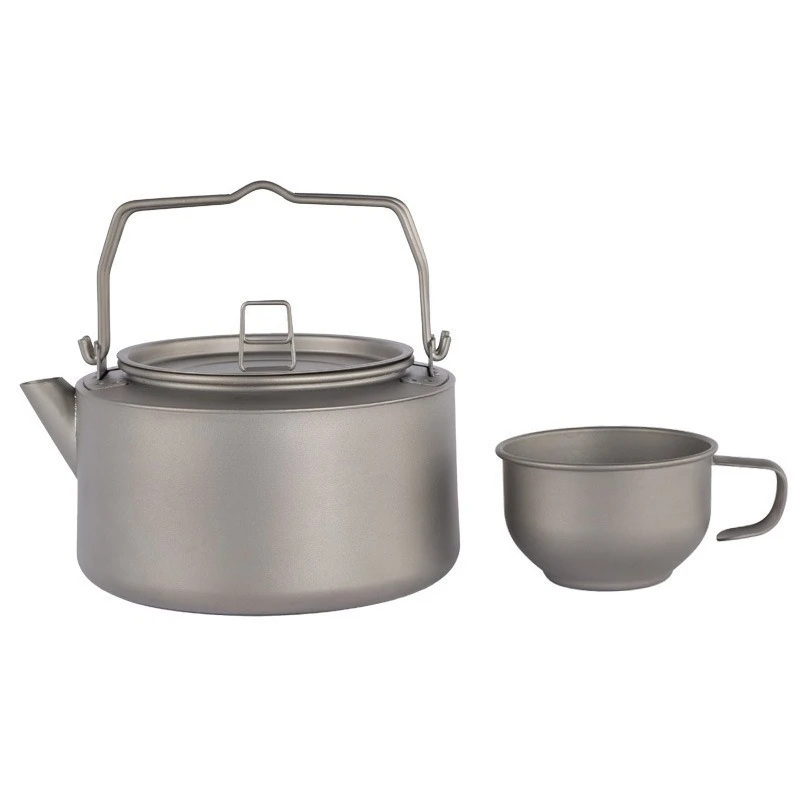 cup Portable Titanium Cup  Set Combination 2-piece