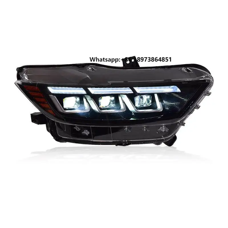 

2024 for Ford Mustang Headlights Original Equipment Manufacturer-style Vintage LED Lighting Assembly for That Are Plug-and-play
