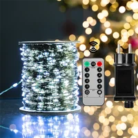 1PCS 500/1000LED Fairy String Lights Christmas Garland Outdoor Decor Lights Waterproof With Remote For Tree Street Wedding Party 3