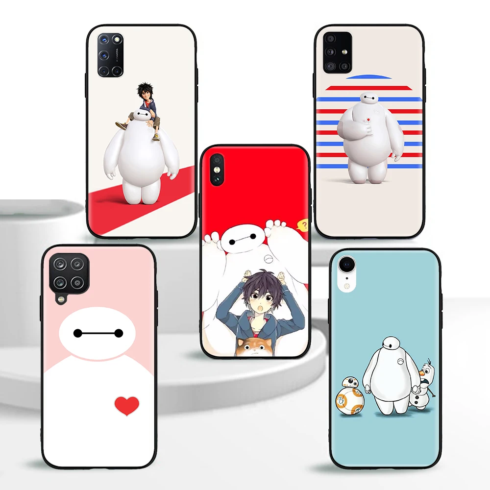 G-32 Baymax черный мягкий силиконовый чехол для VIVO Y51 Y51A Y51S Y53 Y53S Y52S Y55 Y55S Y5S Y69 Y70 Y70S Y70T S7E