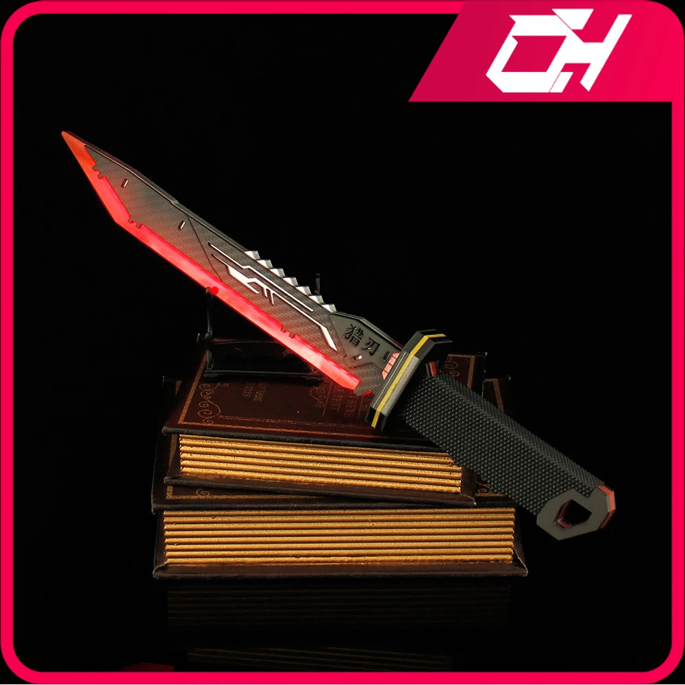 

40cm Naraka Bladepoint Weapon Hunter Blade Game Periphery Charging Luminescence Acrylic Model Prop Ornament Craft Gift Toys Boys