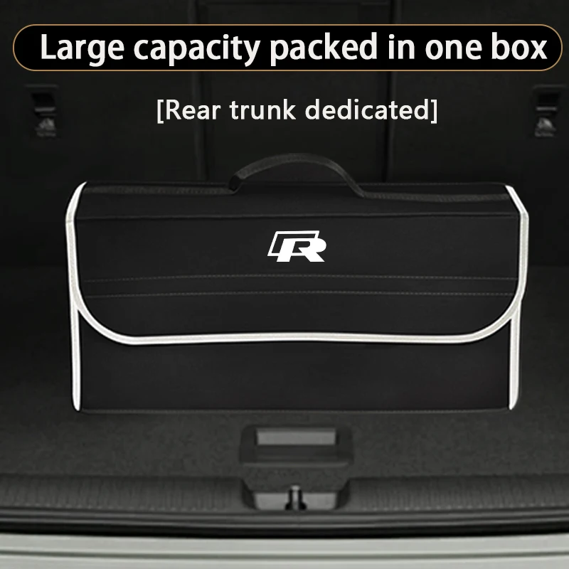 Car Storage Bag Organizing Box Trunk Tool Case Auto Accessories Tools For Volkswagen VW RLine R GTI Golf Amarok ID3 Tiguan Polo