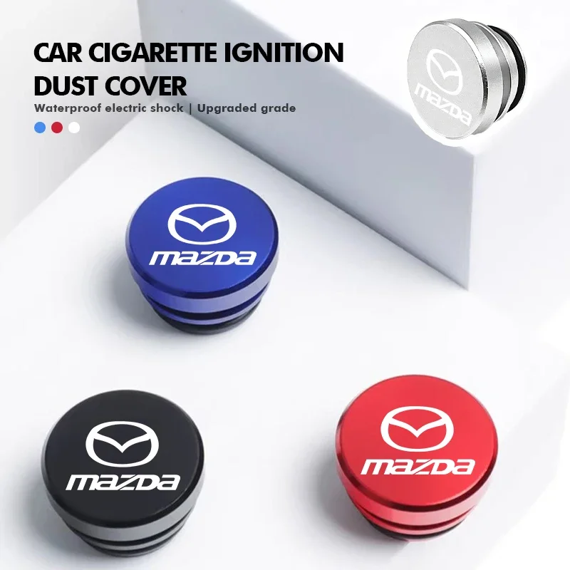 

Car Cigarette Lighter Plug Protective Cover Dust Cover for Mazda 2, 3, 5, 6, BL, BM, GJ, CX-3, CX-4, CX-5, CX-8, CX-7, CX-9, MX