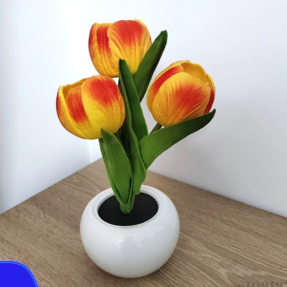 lampada-de-mesa-com-tulipas-artificiais-9x22cm-planta-em-vaso-funciona-com-pilhas-presente-romantico-lampada-de-mesa-com-tulipas-pu-para-quarto-sala-de-estar-mesa-de-escritorio