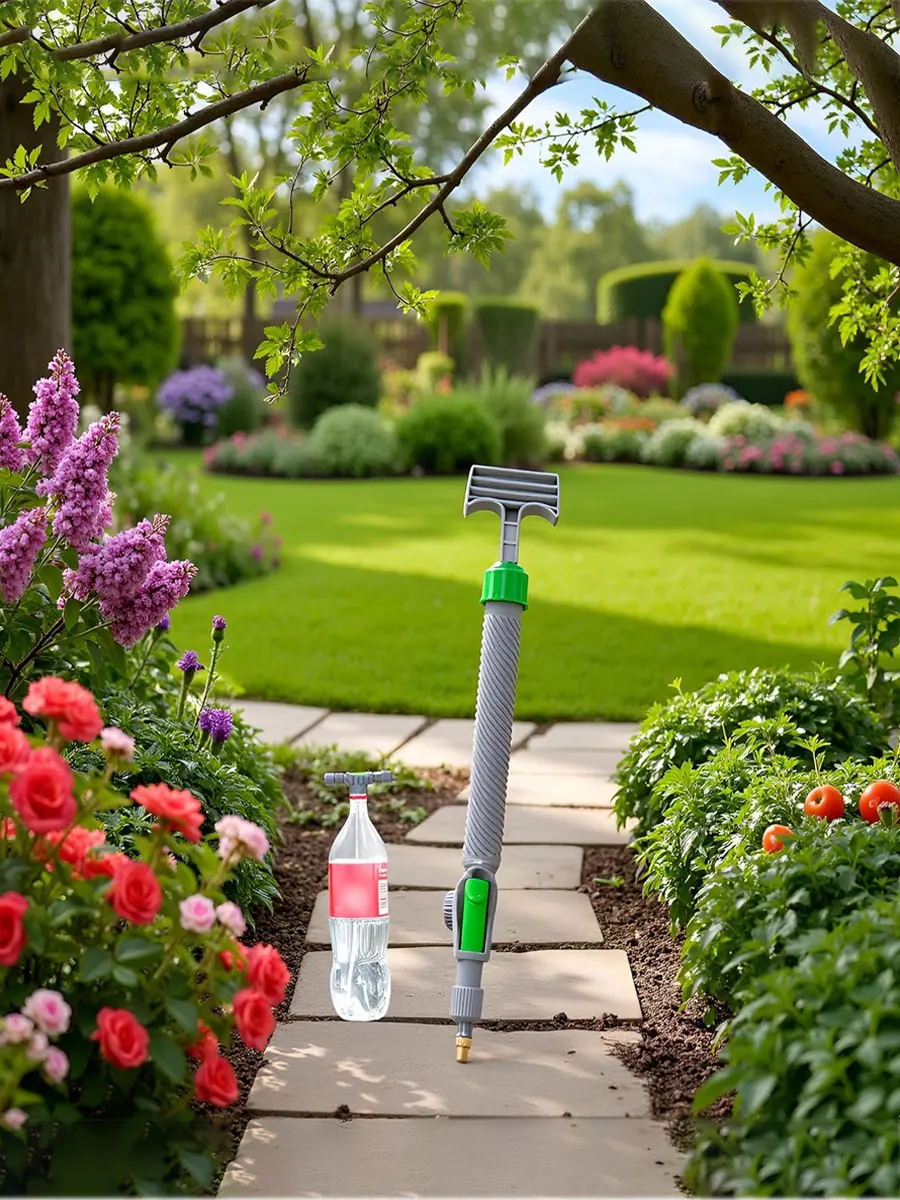 NEW Upgrade High-Pressure Water Gun Sprayers Adjustable Drink Bottle Spray For Plastic Spray Bottle Garden Yard Plants Watering view 6