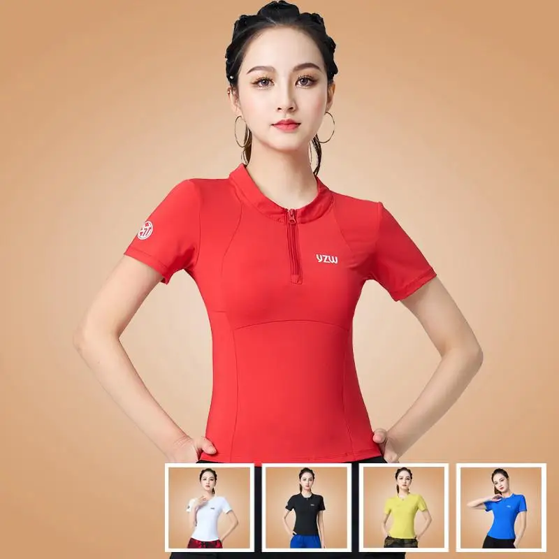 High Elastici ort Sve round Ne Dance Suit Set Qui very Fitn Aerobics Running Dancing Clothes Square Dance