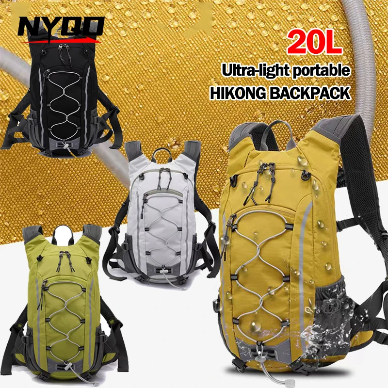 

20L Outdoor Backpack Lightweight Portable Hiking Bag Cycling Backpack Waterproof Men's Women's Camping Off-road Bags Rucksack