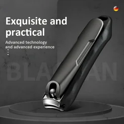 High-quality Nail Clipper Anti-Splash Nail Cutter Detachable Design Fingernail Scissor Stainless Steel ABS Resin Manicure Tool