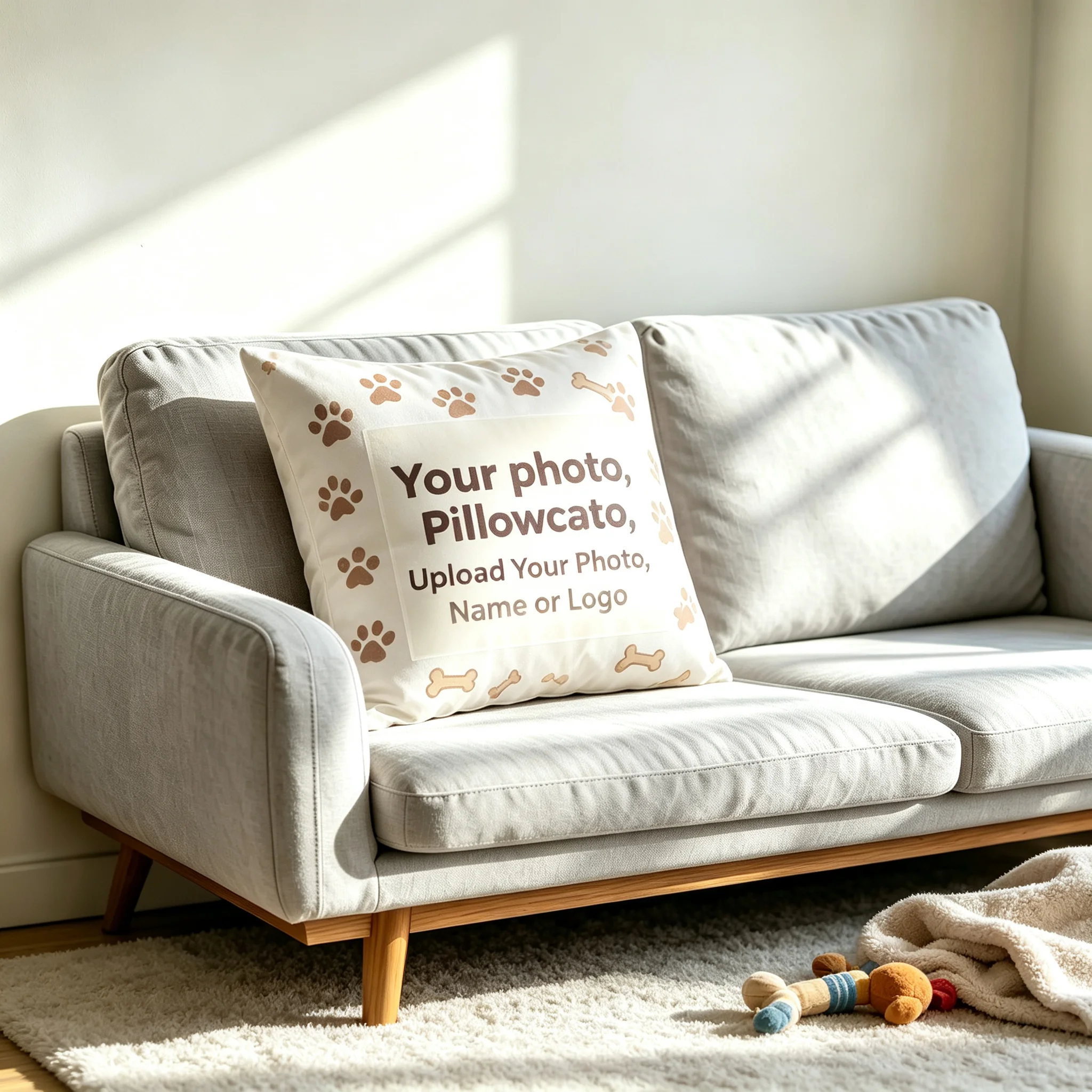 Customized Square Cushion Cover Double Sided Print, Personalized Photo DIY Pillow Case 35x35cm 45x45cm 50x50cm, Custom Image