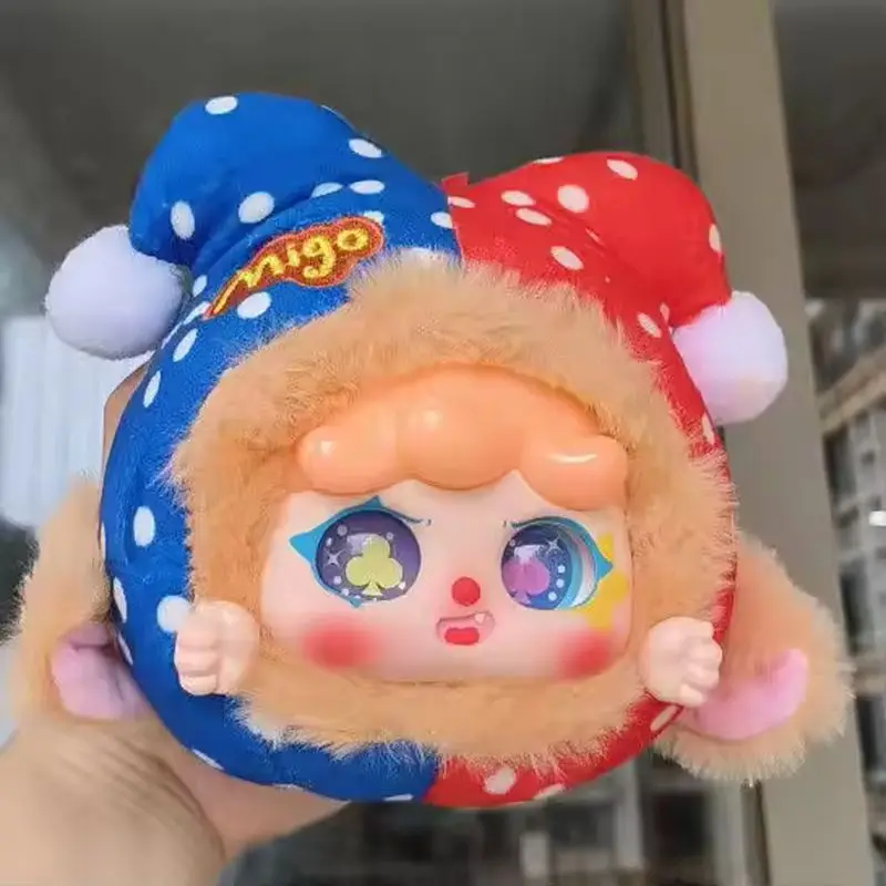 حقيقية صندوق أعمى الطفل ثلاثة ميغو حلم السيرك الفينيل اللعب كاواي دمية لطيف سطح المكتب الحلي الديكور مفاجأة هدايا عيد الميلاد #5