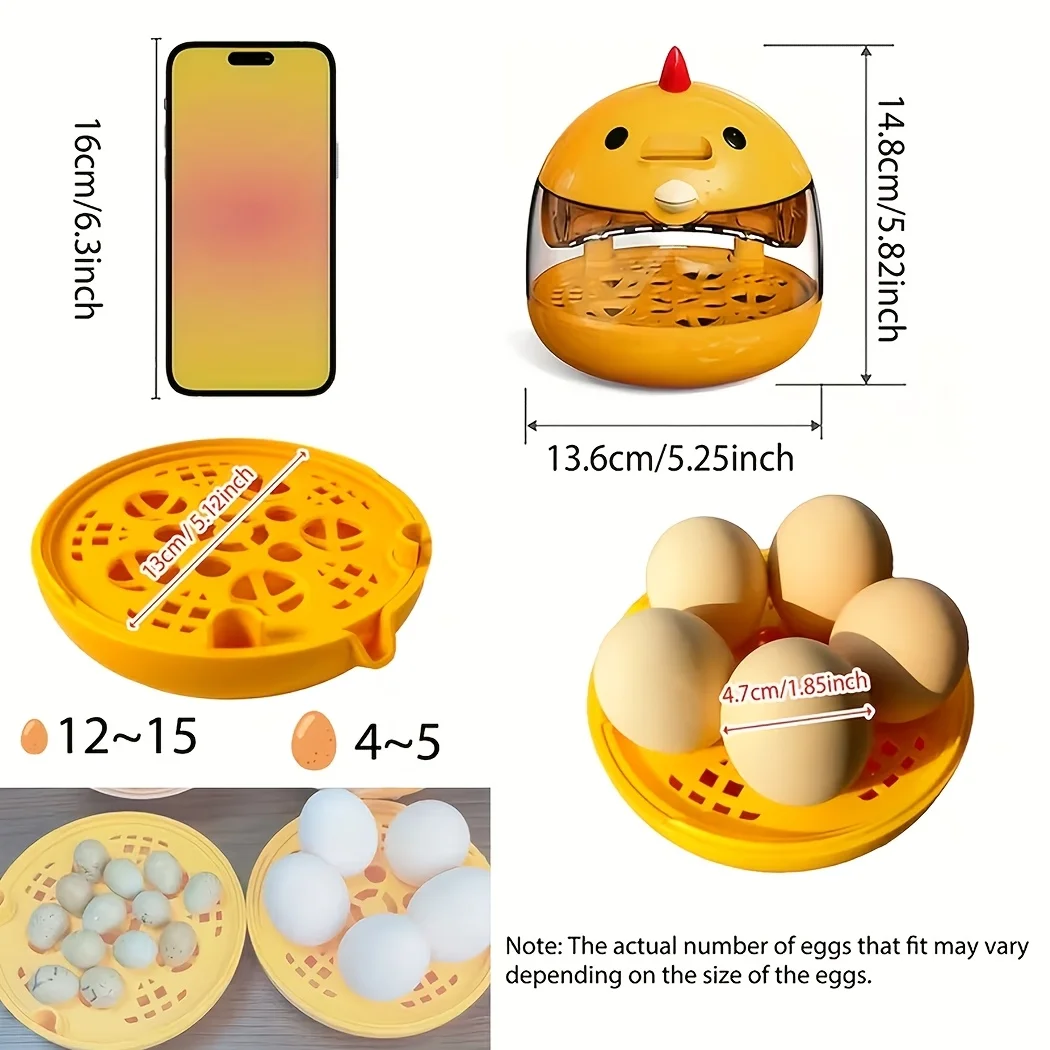 Home Use Educational Egg Incubator for Chicken Duck Goose Bird Eggs Easy Operation Fertilization Rate Above 90%