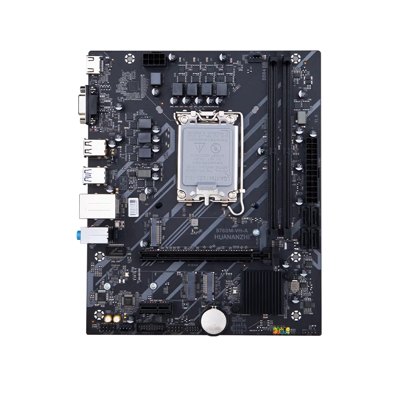 HUANANZHI B760M-VH-A DIY Kit LGA1700 Motherboard Intel CPU DDR4 Memory M.2 NVMe PCIe 4.0 Desktop PC Combo