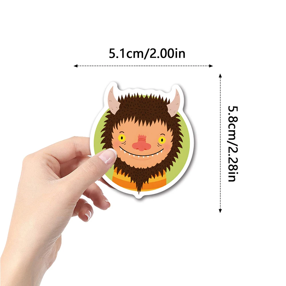 10/30/55PCS Where The Wild Things Are Sticker Graffiti DIY Scrapbook Notebook Motorcycle Skateboard Water Cup Waterproof Sticker