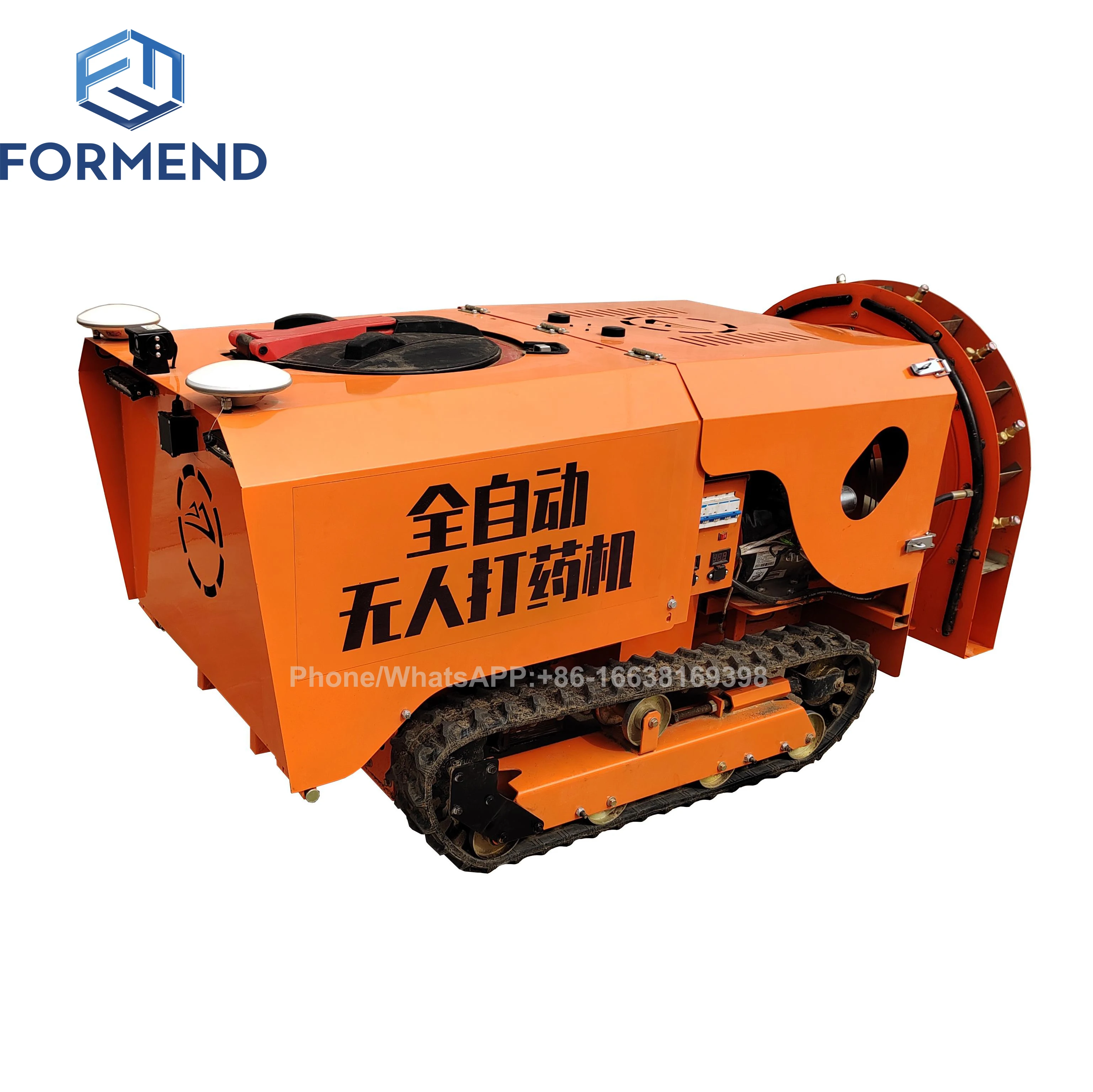 Robust Crawler Sprayer for Precision Agriculture Integrates Sprayer and Airless Sprayer Machine Technology