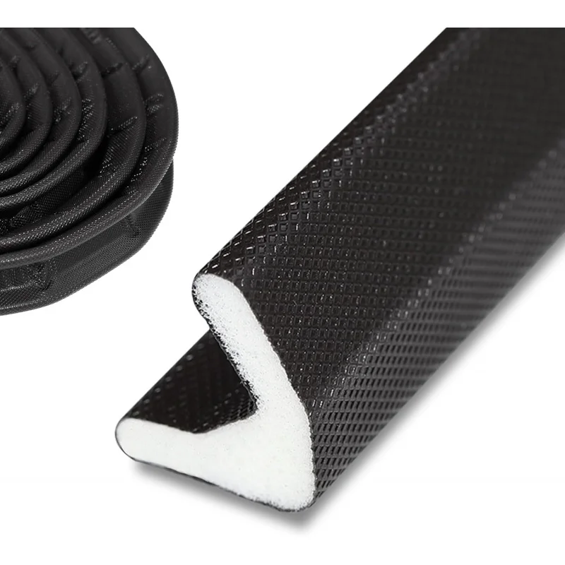 شريط عازل ذاتي اللصق على شكل حرف V، 236.4 لتر × 0.67 ساعة، باب سدادة مسودة السير الوقائي، فجوات النافذة - مقاوم للغبار، عازل للصوت #1