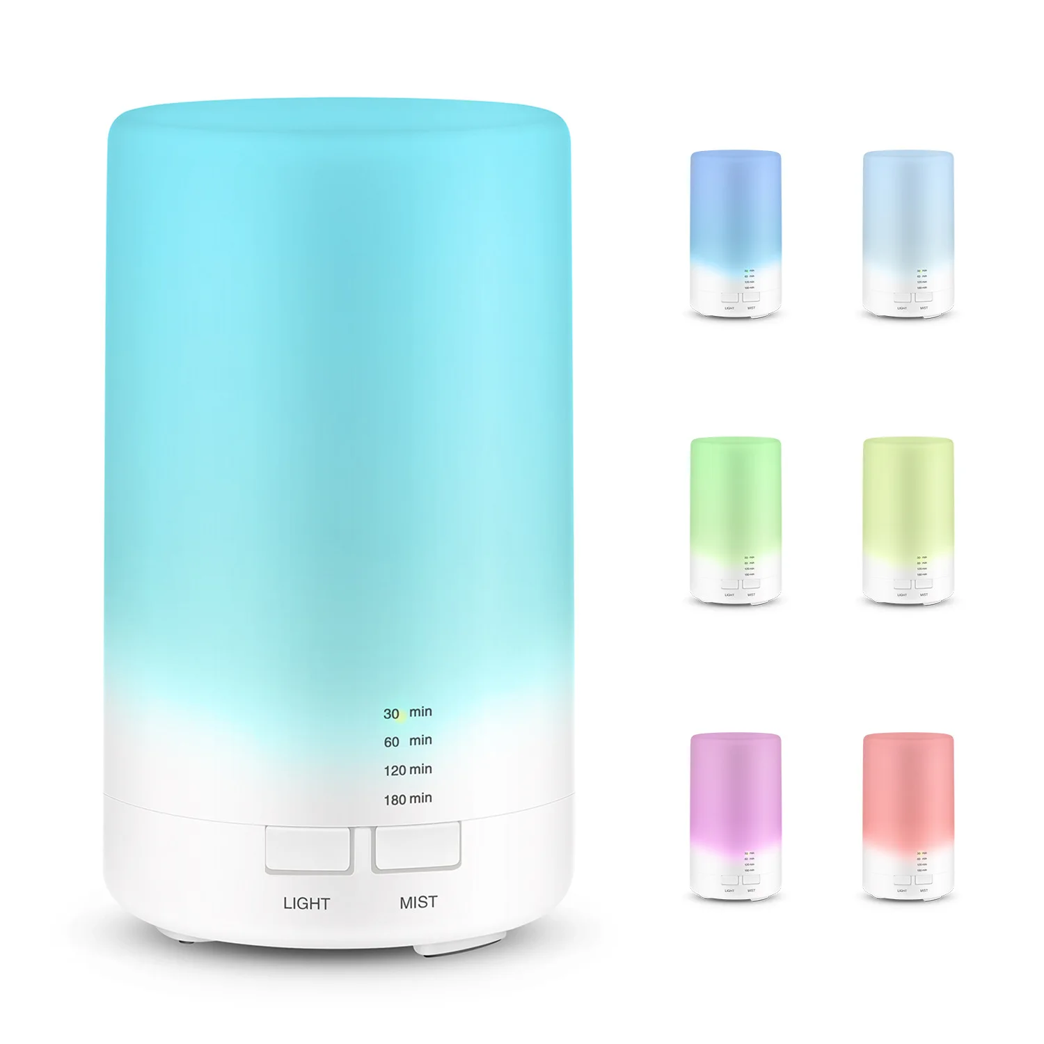 Air Humidifier USB Aroma Diffuser Essential Oil Purifier Color Lamp Aromatherapy Electric Smell Distributor For Home Bedroom Car