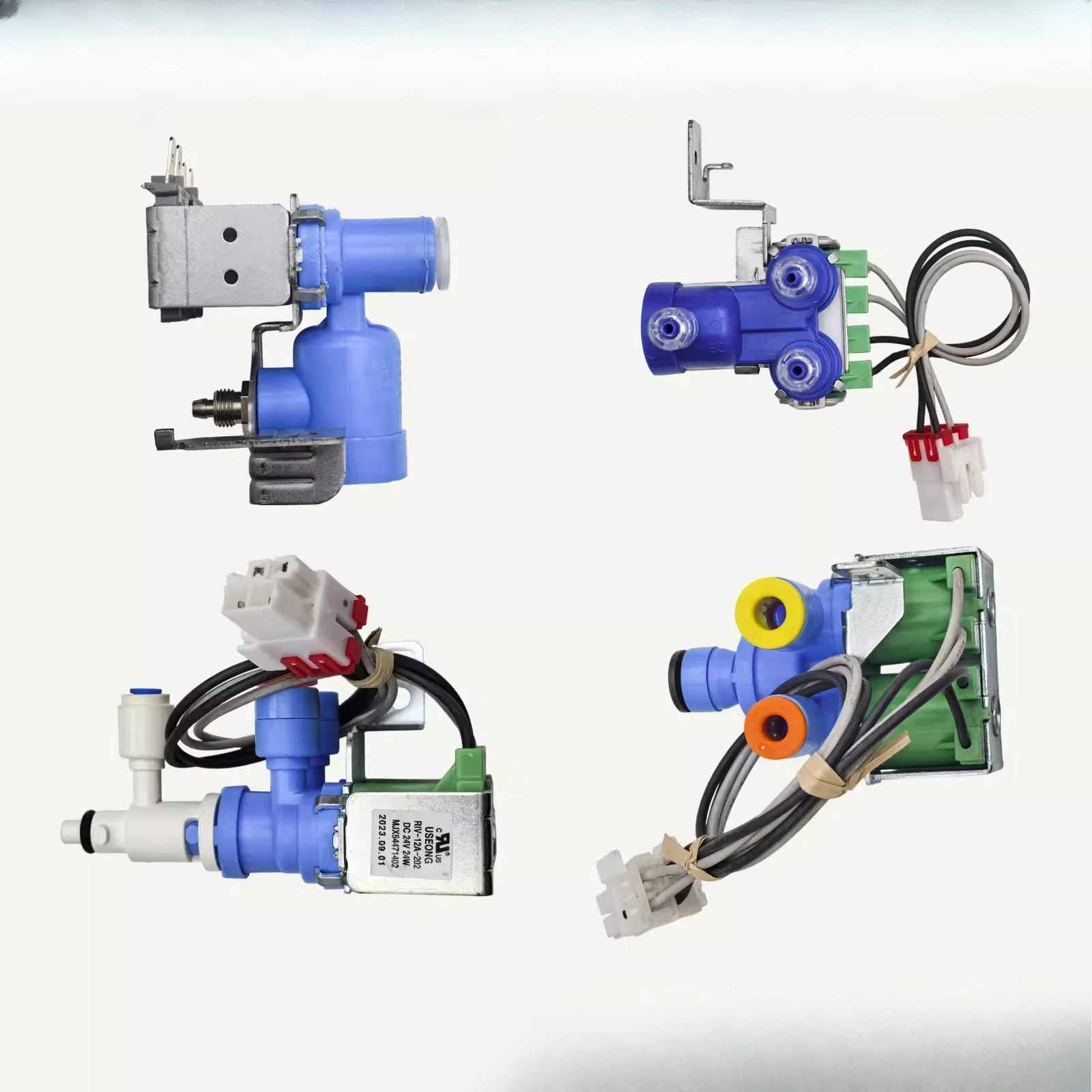 مناسبة لصمام مدخل ثلاجة سامسونج LG Daewoo GE صمام تنقية المياه تيار مستمر 24 فولت تيار متردد 220 فولت #1