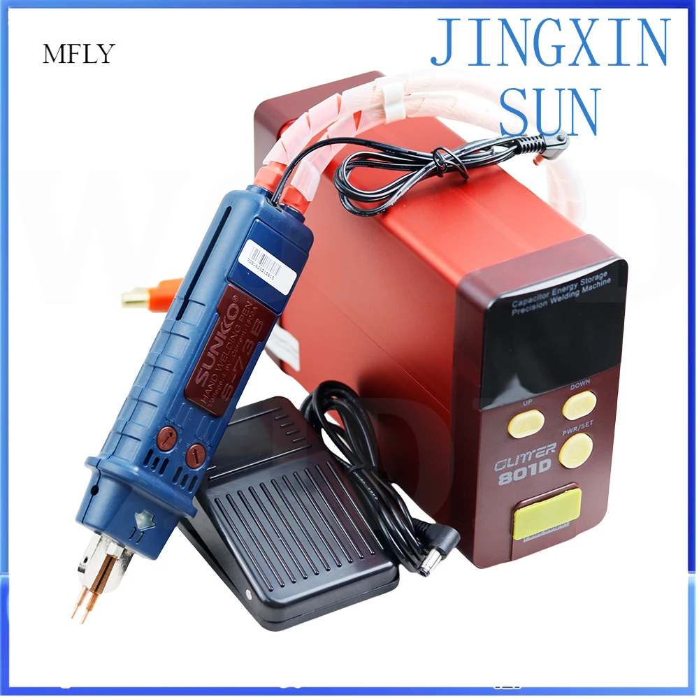 801D Faraday Capacity Spot Welding machine 14500KW Battery welder Spot Welder 0.2mm Pure Nickel welding 0.1-0.35mm 1800A