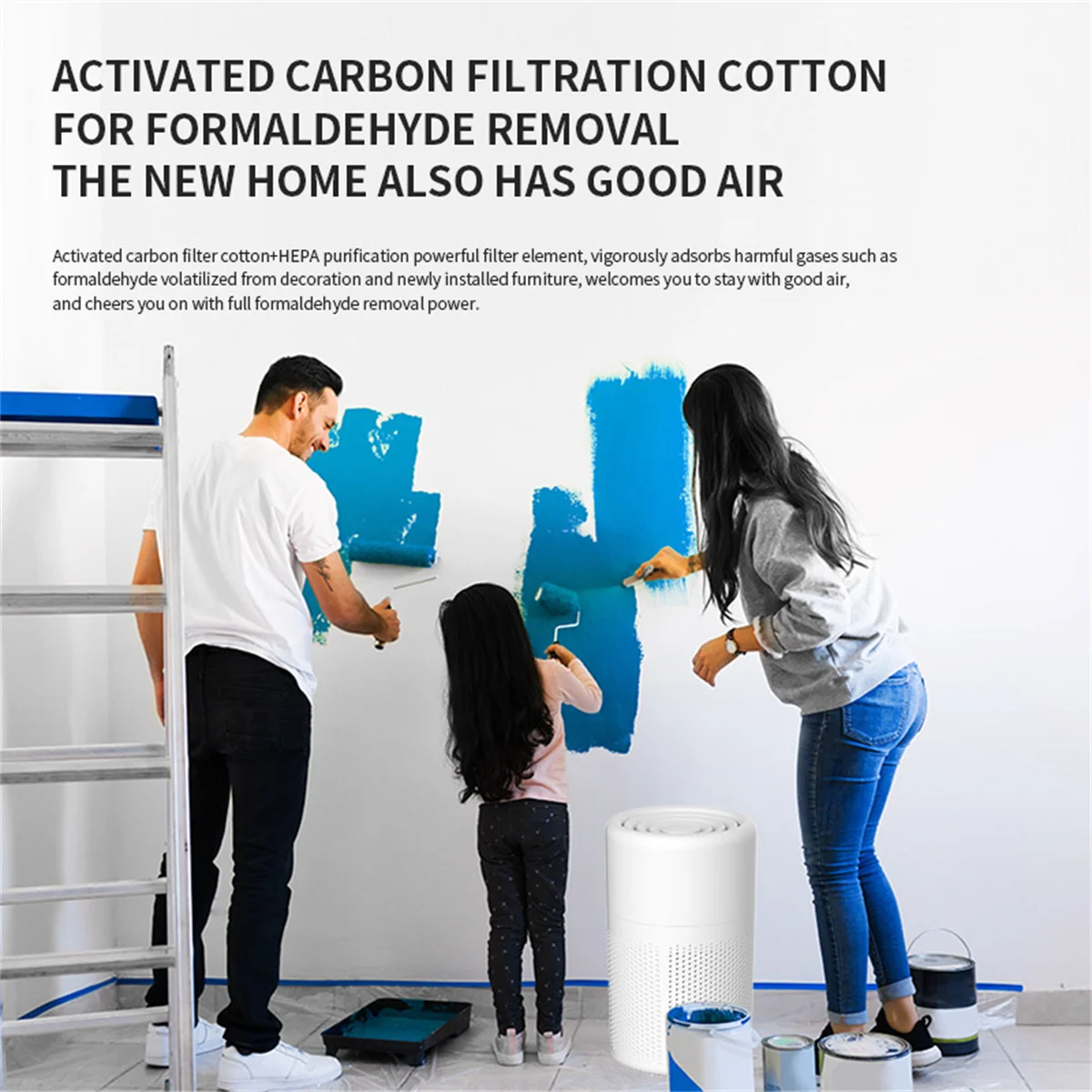 Xiaomi Small Air Purifiers House Portable Air Cleaner Odor Second-hand Smoke Removal HEPA Filter Air Cleaners for Home Office