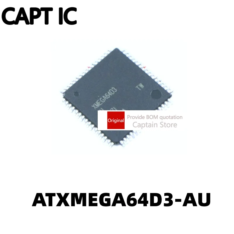 

5PCS ATXMEGA64D3-AU TQFP64