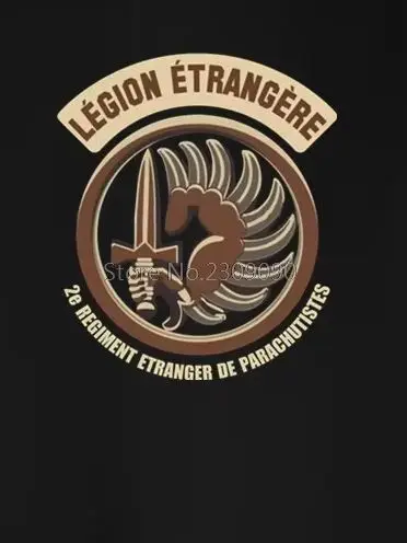French Foreign Legion 2nd REP Parachute Regiment T-Shirt 100% Cotton O-Neck Short Sleeve Summer Casual Mens T-shirt Size S-3XL